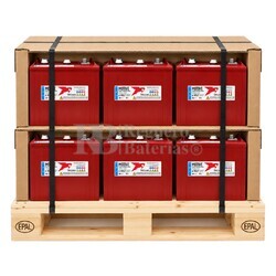 Pack 6 Bater�as Trojan T-105 | 6 Voltios 225 Amperios